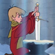 Arthur and the sword.